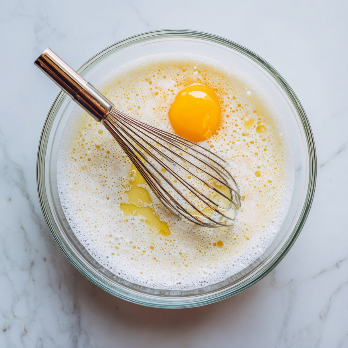 Saucepan on low heat with a wooden spoon stirring thickening custard as it coats the back of the spoon, stovetop grate visible beneath