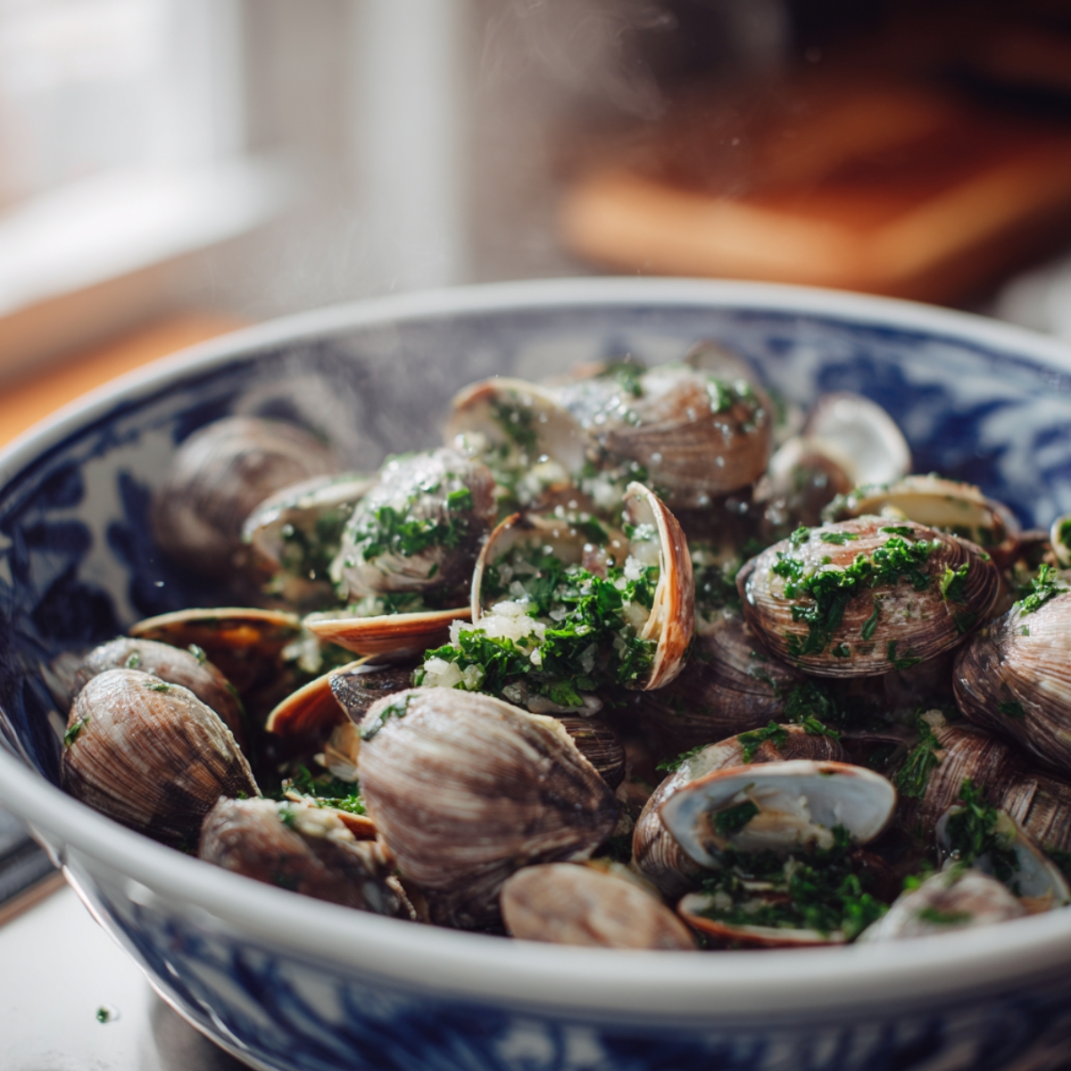 Prepare your clams by scrubbing them under cold water. Before cooking your clams, make sure to clean them properly. Scrub each clam under cold running water to remove any grit or sand. This step is crucial for ensuring a clean, sand-free dish that allows the delicate flavors of the clams to shine