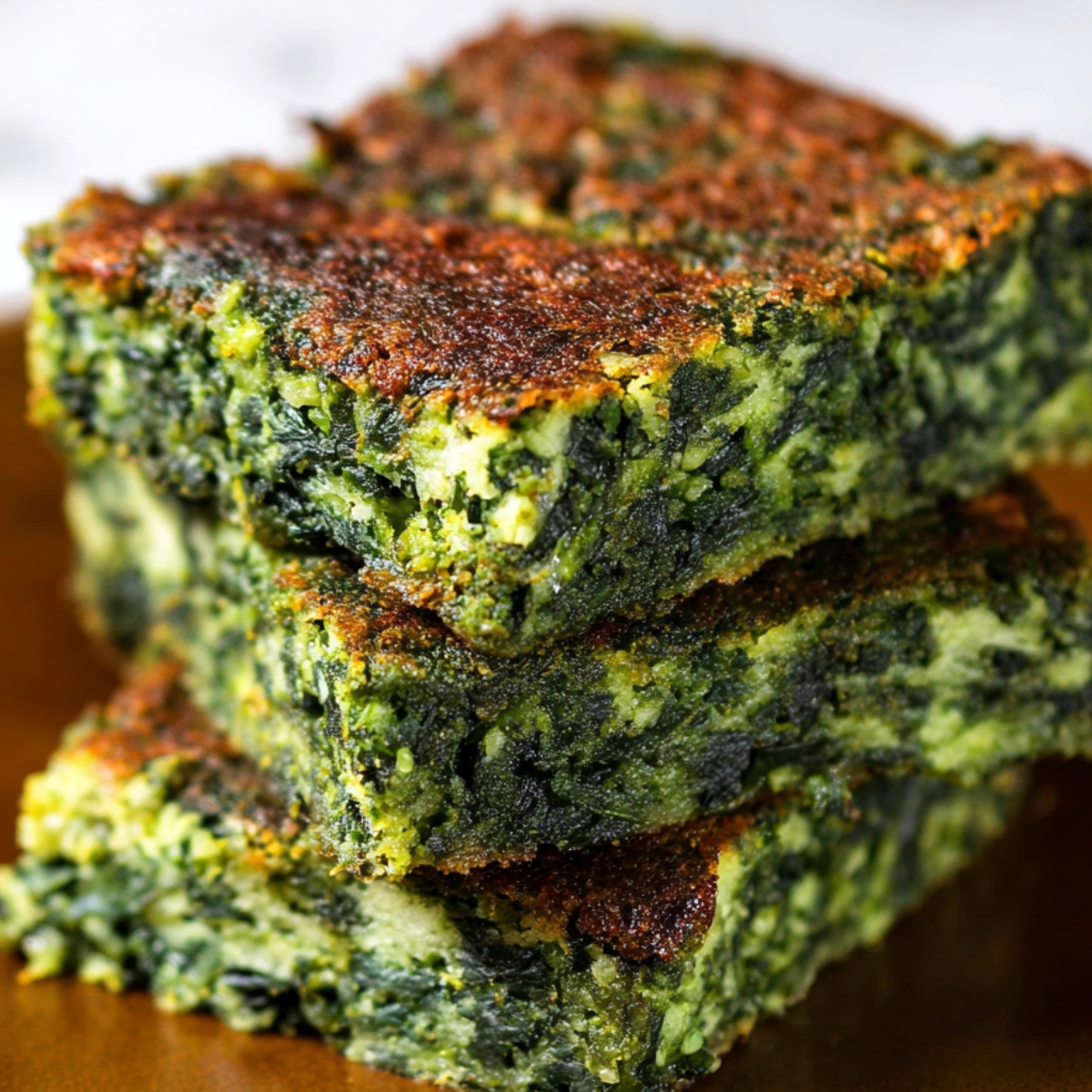 Spinach Brownies Whisk together the flour, cocoa powder, and salt in a bowl to eliminate lumps. Once mixed, add baking powder and whisk again. Set aside.