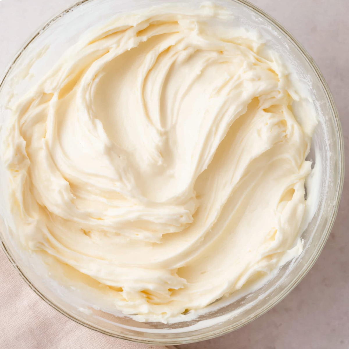 Best Strawberry Danishes | 5 Ingredients & Flaky 11 “Smooth and creamy whipped cream cheese filling in a glass bowl.”