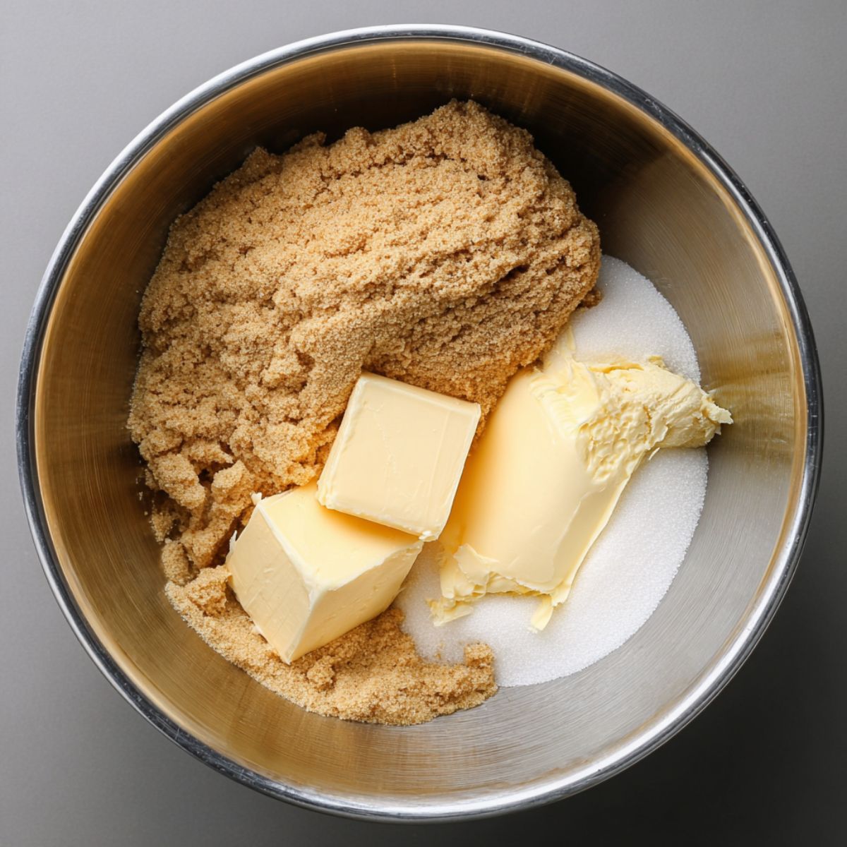 Best Cranberry Cookies Recipe 11 A close-up of a mixing bowl containing cookie dough with bright red cranberries and crunchy pecans, before it's mixed together for baking